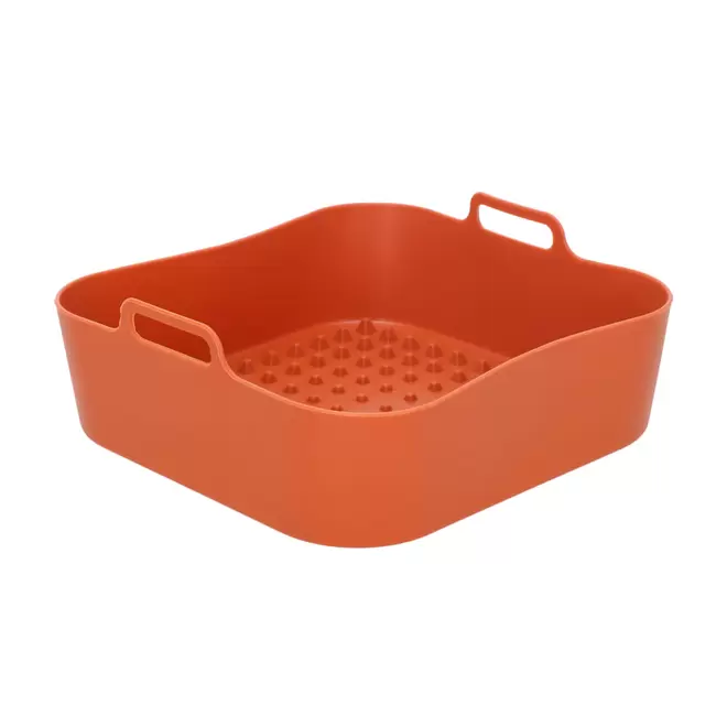 Bandeja de Silicona de Silicona para Freidora de Aire 19,3x19,3x7,5cm U