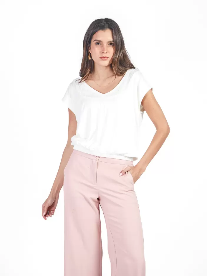 Polo reversible acanalado