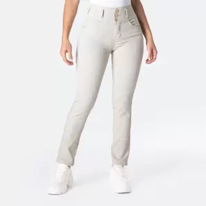 Pantalon Twill High Stch Katica Semi Pitillo