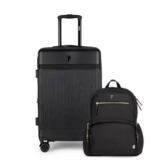 MALETA VERSALLES 28" NEGRO + MOCHILA LETIZIA BLACK