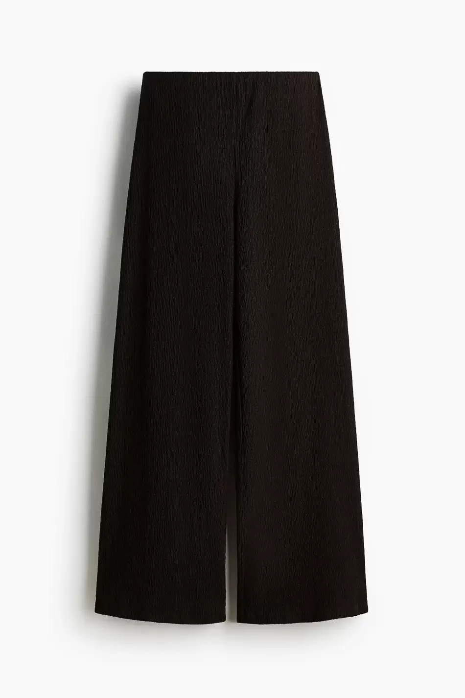 Pantalón efecto arrugado con cintura elástica