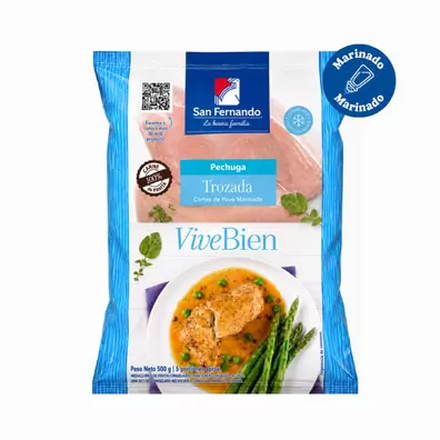 Pechuga de Pavita en Trozos bolsa x 500 Gr.