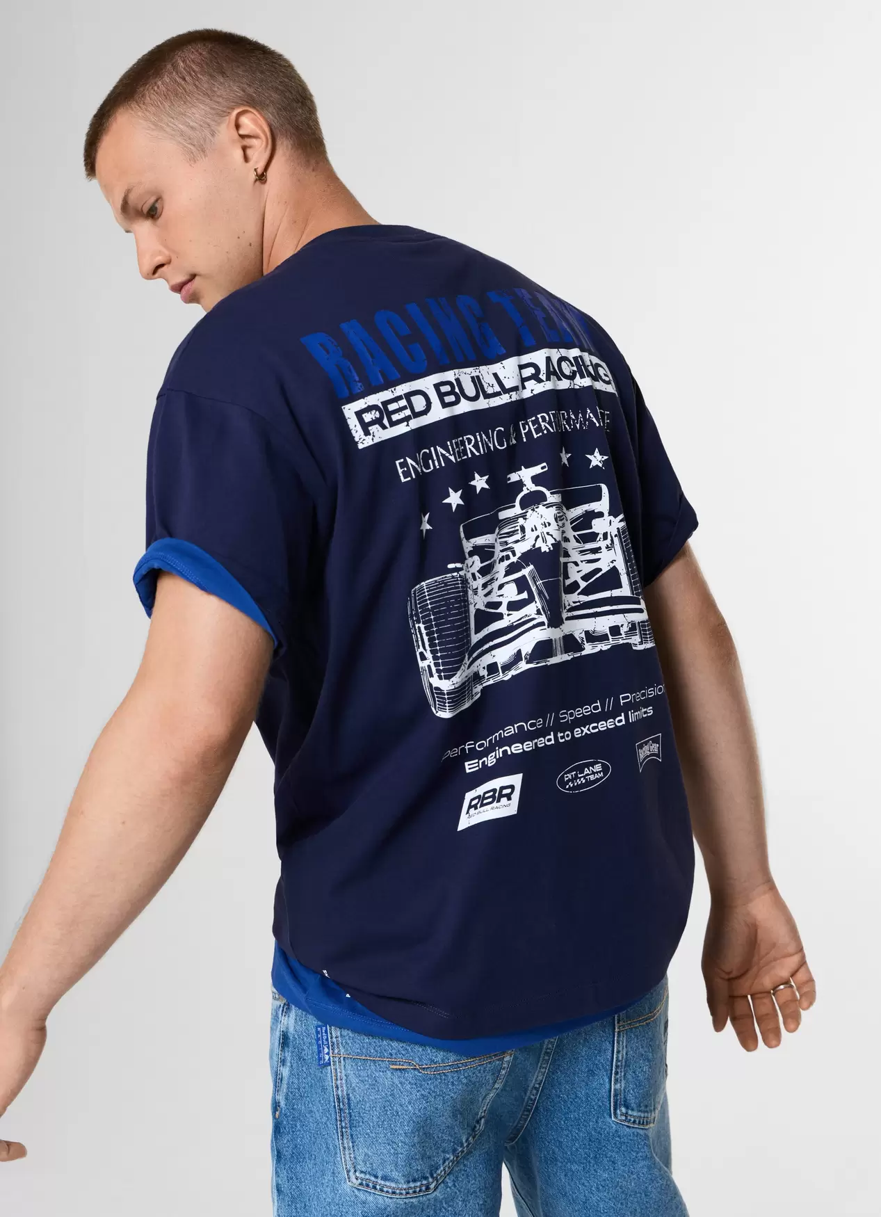 Camiseta Espalda Estampada Fit Relaxed