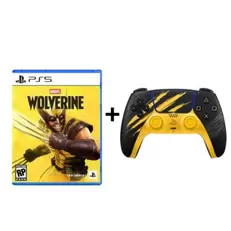 Mando DualSense Edición Wolverine (Amarillo) + Juego Wolverine