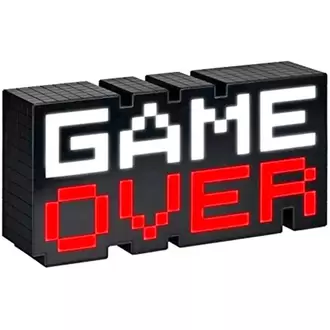 Lámpara Gamer Game Over Reacciona A La Música Luces Gamer 30cm