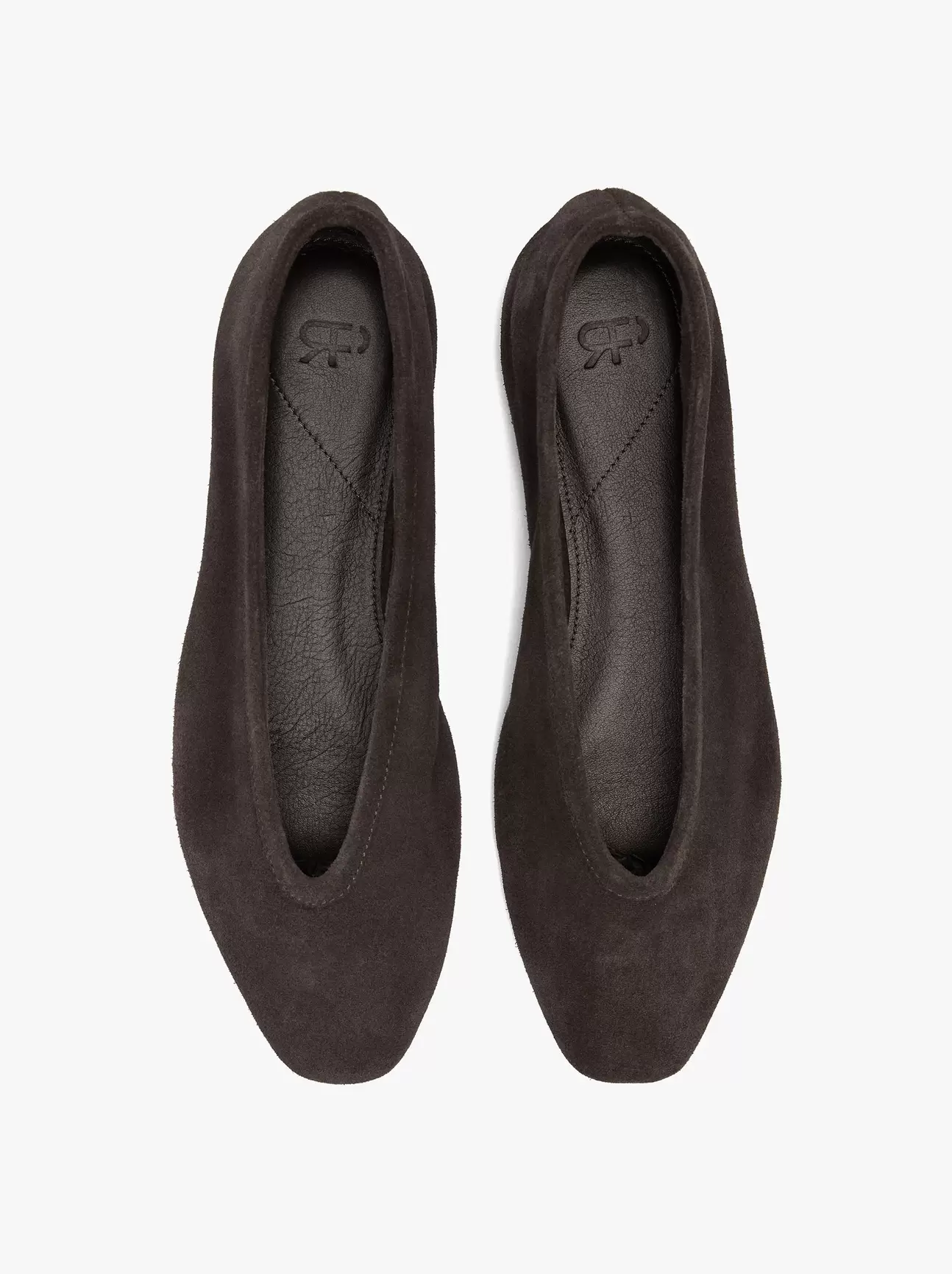 Ballerinas De Cuero De Gamuza