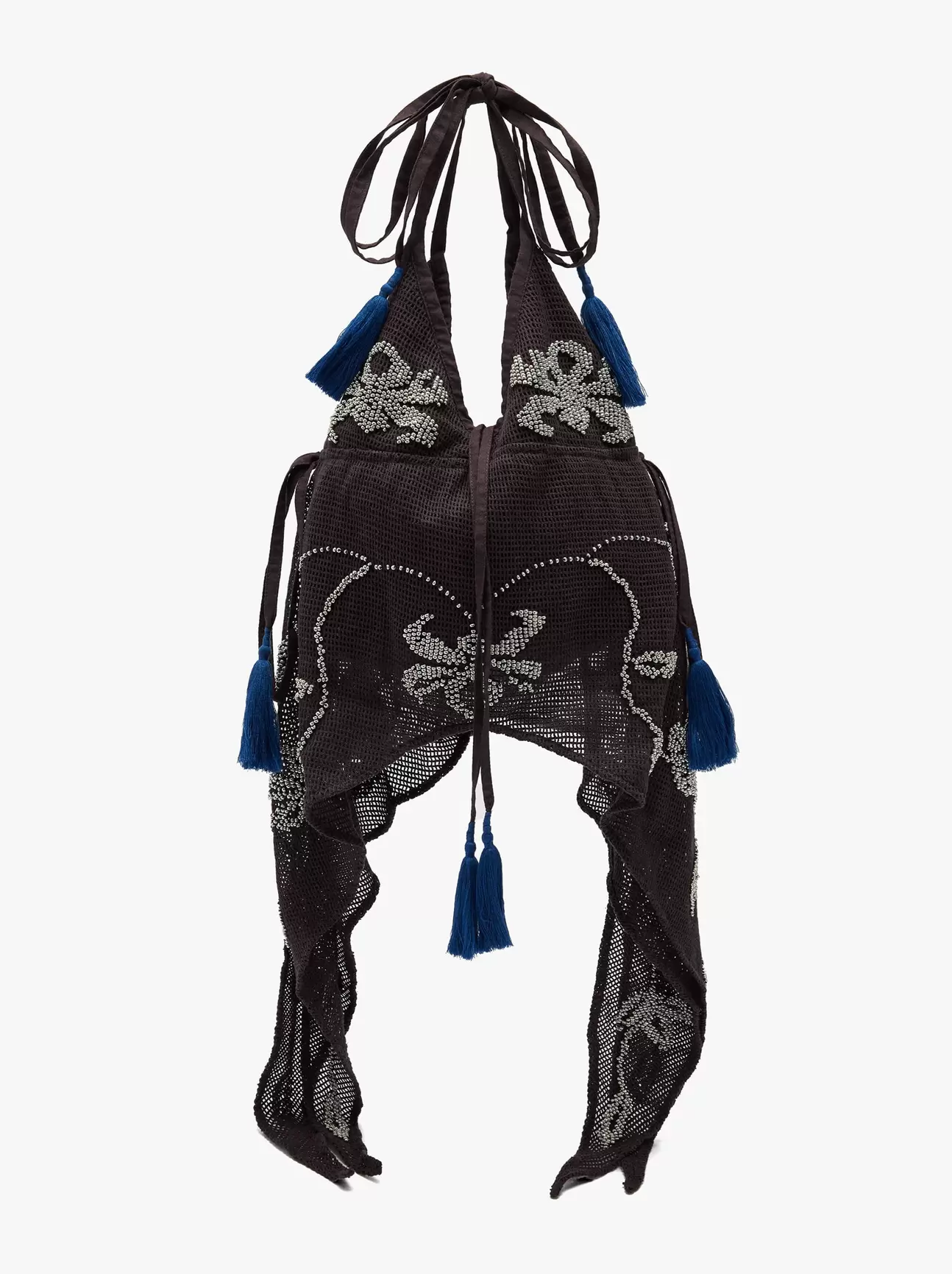 Cartera-Top De Crochet Con Cuentas