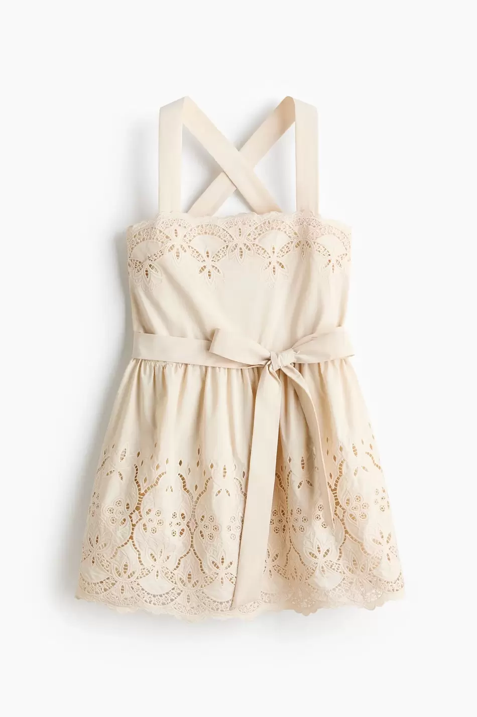 Vestido con broderie