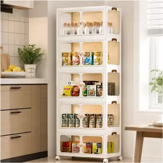 Organizador Armario Multifuncional Modular Plegable 5 Niveles 161x60x36cm
