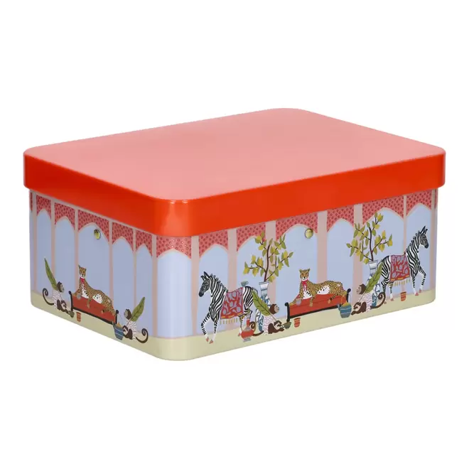 Caja para Bolsitas de Té Metálico 17,5x13x7,5 cm U