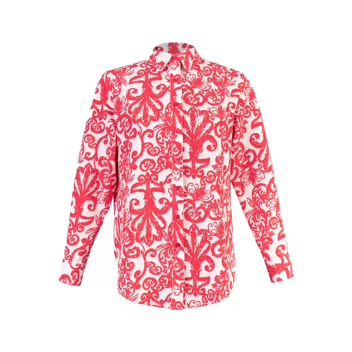 Blusa Clásica con Bolsillo Jaspe