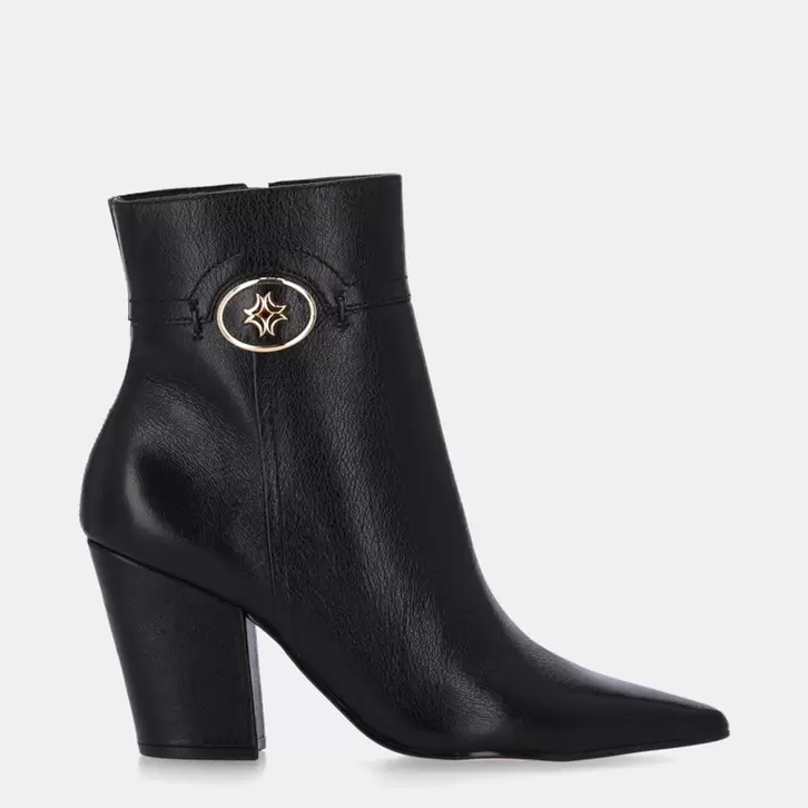 Botín Emblem Block Heel Alto