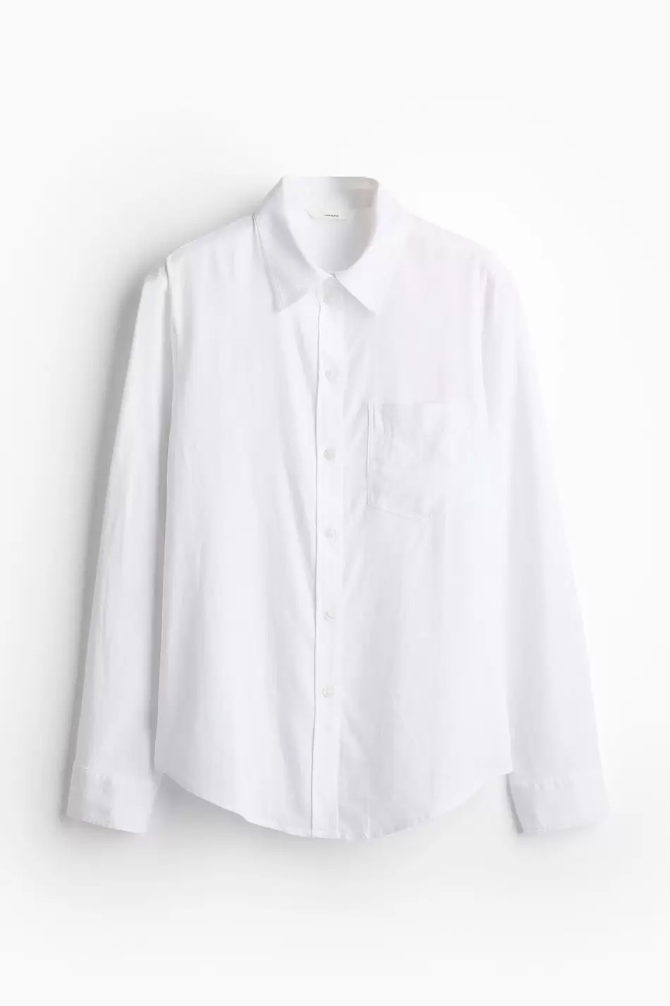Camisa en mezcla de lino