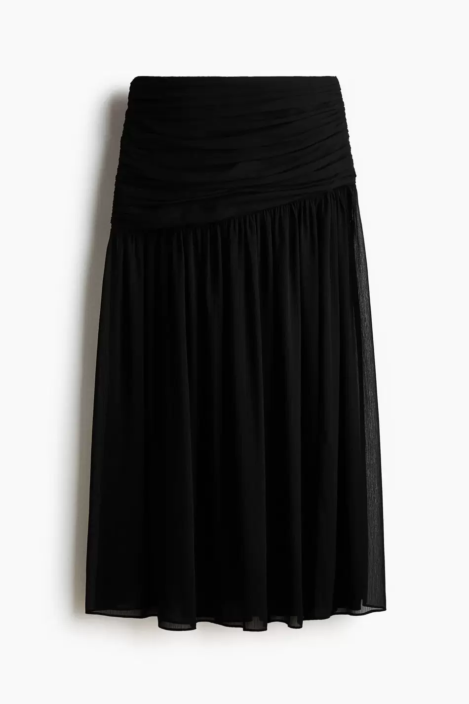 Maxifalda transparente