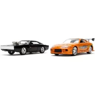 Pack X2 Diecast Dodge Charger R/T Y Toyota Supra A Escala 1:32 - Jada