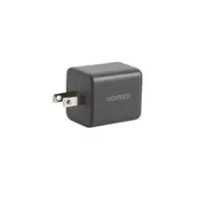 Cargador de Pared Ugreen 30W 2 Puertos Type C & A Space Gray
