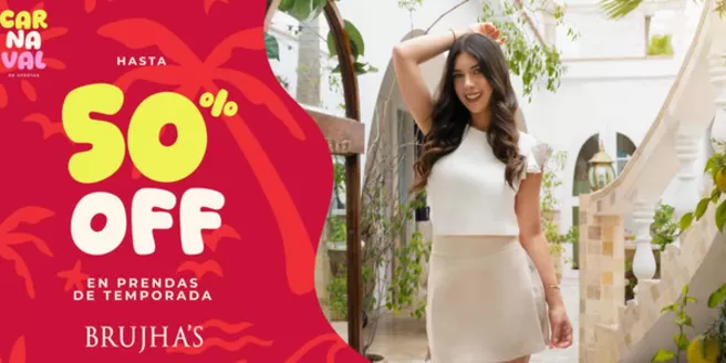 Catálogo Brujhas en El Carmen | Hasta 50% off en prendas de temporada | 2026-02-10T00:00:00.000Z - 2026-02-28T00:00:00.000Z