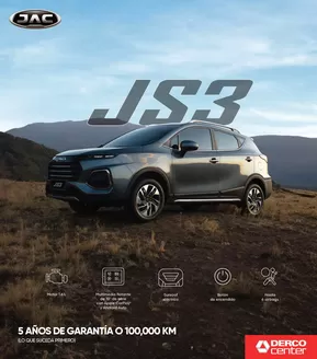 Catálogo Derco en Huancayo | JAC JS3 LUXURY MT 2026 | 2026-02-11T00:00:00.000Z - 2026-12-31T00:00:00.000Z
