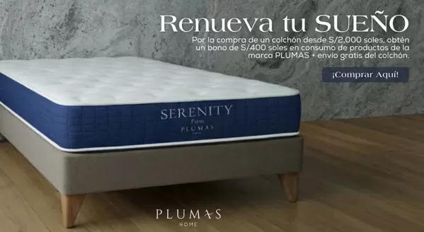 Catálogo Plumas | Renueva tu sueno  | 2026-02-18T00:00:00.000Z - 2026-03-15T00:00:00.000Z