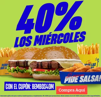 Catálogo Bembos en Lima | Ofertas principales para ahorradores | 2026-02-19T00:00:00.000Z - 2026-03-05T00:00:00.000Z