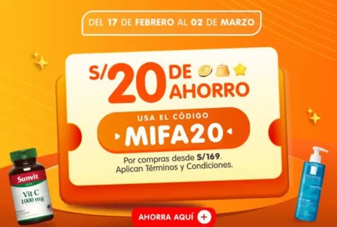 Catálogo Mifarma | S/20 de ahorro | 2026-02-24T00:00:00.000Z - 2026-03-02T00:00:00.000Z
