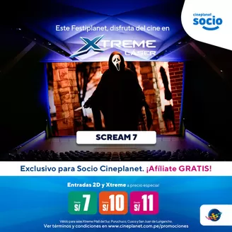 Catálogo CinePlanet en Trujillo | Exlusivo para socio cineplanet | 2026-02-27T00:00:00.000Z - 2026-03-01T00:00:00.000Z