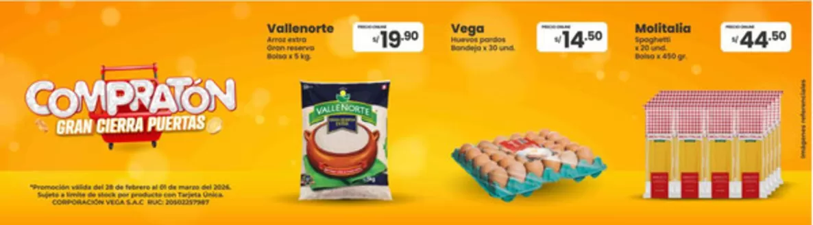 Catálogo Vega | Ofertas principales para ahorradores | 2026-02-28T00:00:00.000Z - 2026-03-01T00:00:00.000Z