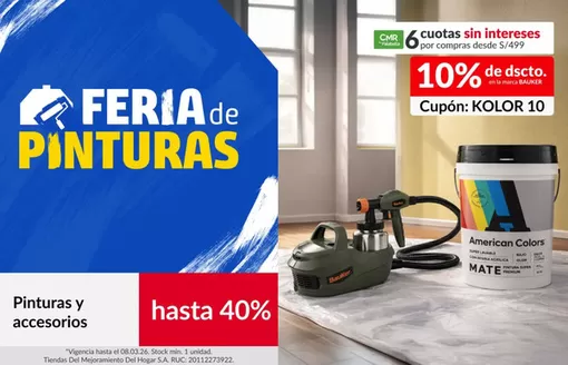 Catálogo Sodimac en Tarapoto | Nuevas ofertas para descubrir | 2026-03-03T00:00:00.000Z - 2026-03-08T00:00:00.000Z