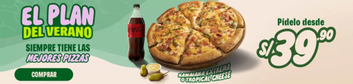 Catálogo Papa John's en Arequipa | Ofertas del mes | 2026-03-04T00:00:00.000Z - 2026-03-31T00:00:00.000Z