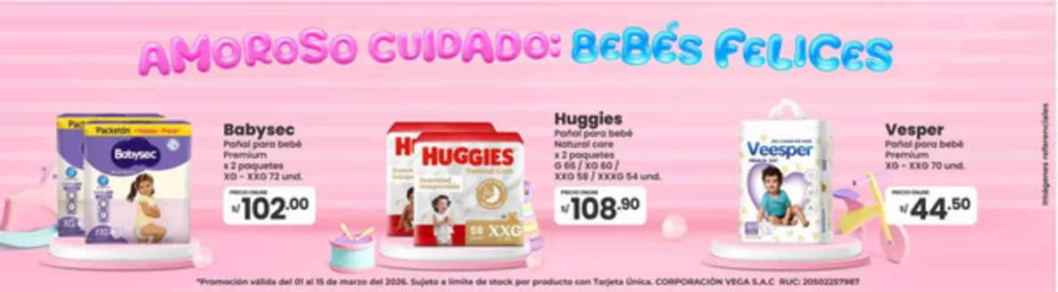 Catálogo Vega en Huacho | Ofertas especiales atractivas para todos | 2026-03-01T00:00:00.000Z - 2026-03-15T00:00:00.000Z
