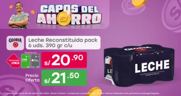 Catálogo Tottus en Huacho | Nuestras mejores ofertas para ti | 2026-03-05T00:00:00.000Z - 2026-03-08T00:00:00.000Z