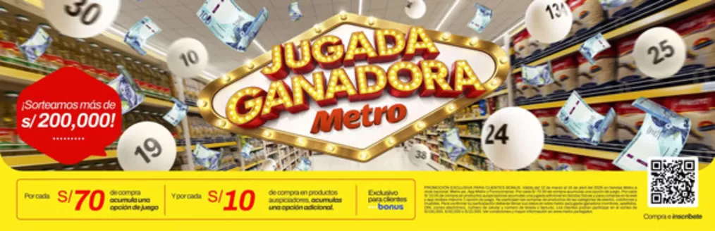 Catálogo Metro en Chiclayo | Nuestras mejores ofertas para ti | 2026-03-12T00:00:00.000Z - 2026-04-15T00:00:00.000Z