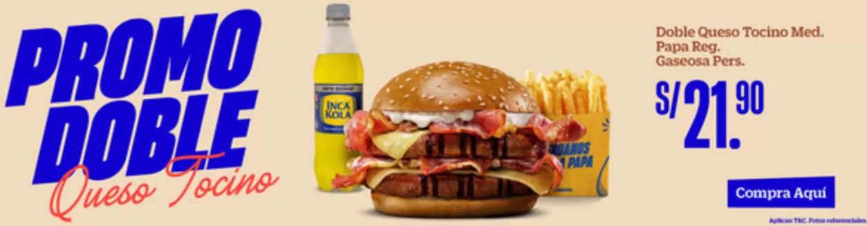 Catálogo Bembos en Huancayo | Promo Doble | 2026-03-11T00:00:00.000Z - 2026-03-31T00:00:00.000Z