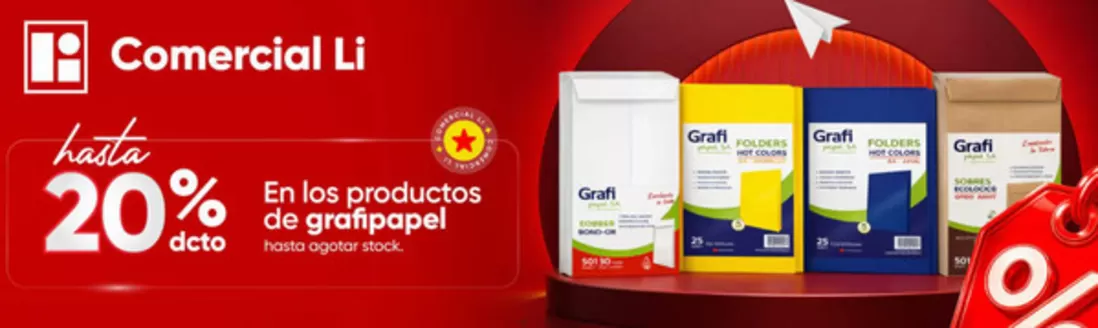 Catálogo Comercial Li | Hasta 20%dcto los productos de grafipapel  | 2026-03-12T00:00:00.000Z - 2026-03-31T00:00:00.000Z