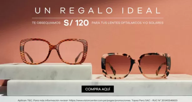Catálogo Vision Center en Pisco | Une regalo ideal | 2026-03-12T00:00:00.000Z - 2026-04-01T00:00:00.000Z
