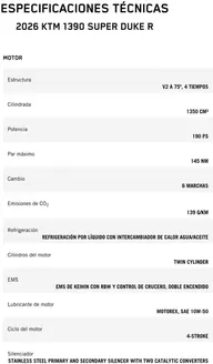 Catálogo KTM en Lurín | 2026 ktm 1390 superduker | 2026-03-16T00:00:00.000Z - 2026-03-30T00:00:00.000Z
