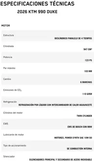 Catálogo KTM en Lurín | 2026 ktm 990 duke | 2026-03-16T00:00:00.000Z - 2026-03-30T00:00:00.000Z