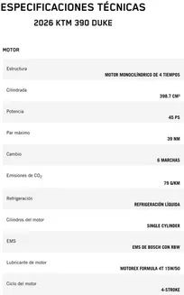 Catálogo KTM en Lurín | 2026 ktm 390 duke | 2026-03-16T00:00:00.000Z - 2026-03-30T00:00:00.000Z