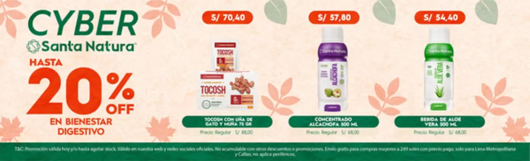 Catálogo Santa Natura en La victoria - CH | Cyber Santa  | 2026-03-18T00:00:00.000Z - 2026-03-22T00:00:00.000Z