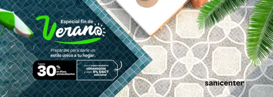 Catálogo Sanicenter en Chiclayo | Promociones actuales | 2026-03-24T00:00:00.000Z - 2026-09-30T00:00:00.000Z