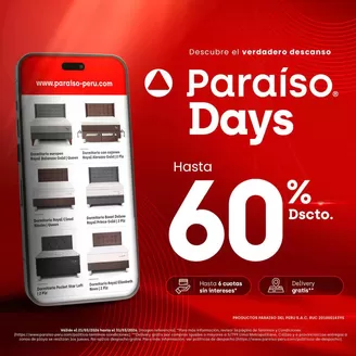 Catálogo Paraiso del Perú en Cusco | Paraiso Days | 2026-03-25T00:00:00.000Z - 2026-03-31T00:00:00.000Z