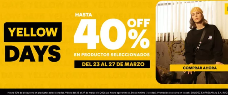 Catálogo Cat | Yellow Days | 2026-03-25T00:00:00.000Z - 2026-03-27T00:00:00.000Z