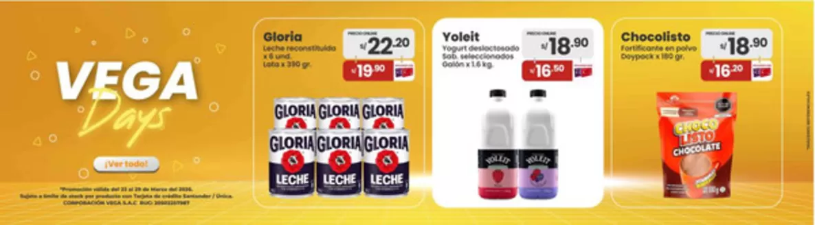 Catálogo Vega en Lima | Gangas exclusivas | 2026-03-23T00:00:00.000Z - 2026-03-29T00:00:00.000Z