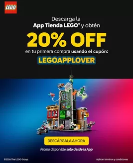Catálogo LEGO en Lima | 20%off en tu primera compra usando el cupon | 2026-03-27T00:00:00.000Z - 2026-04-19T00:00:00.000Z