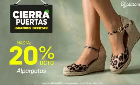 Catálogo Platanitos | Cierra Puertas | 2026-04-01T00:00:00.000Z - 2026-04-05T00:00:00.000Z