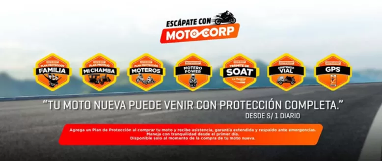 Catálogo Motocorp en Chongoyape | Catálogo Motocorp | 2026-04-07T00:00:00.000Z - 2026-04-21T00:00:00.000Z