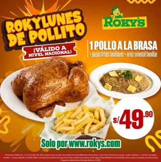 Catálogo Rokys en Chiclayo | Rokylunes de pollito | 2026-04-07T00:00:00.000Z - 2026-04-27T00:00:00.000Z