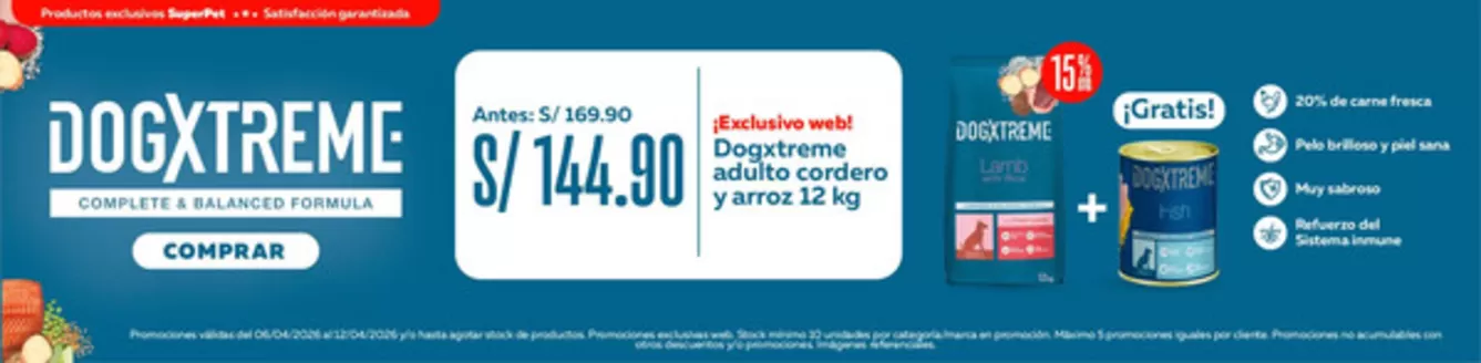 Catálogo Superpet | Ofertas principales para todos los cazadores de gangas | 2026-04-06T00:00:00.000Z - 2026-04-12T00:00:00.000Z