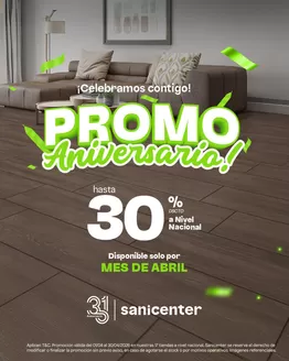 Catálogo Sanicenter | Promo Aniversario! | 2026-04-14T00:00:00.000Z - 2026-04-30T00:00:00.000Z