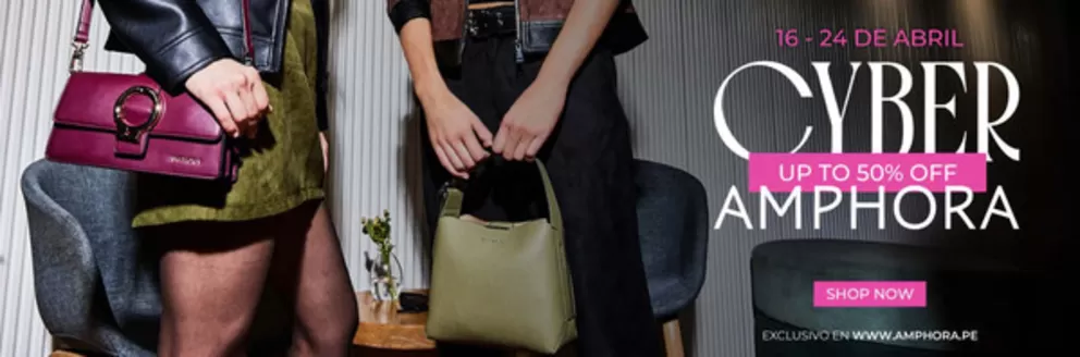 Catálogo Amphora | Cyber up to 50%off | 2026-04-16T00:00:00.000Z - 2026-04-24T00:00:00.000Z
